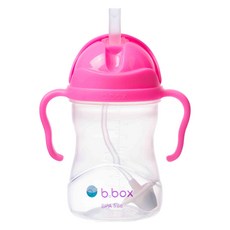 비박스 그래비티 볼 빨대 물병, 핑크, 240ml, 1개