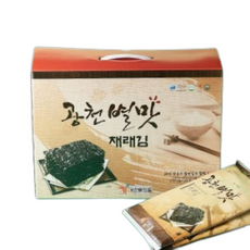 작심밀도 별맛 광천재래김, 20개