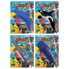 세주 상어 돌고래 변신 로봇 완구, 1개