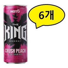 핫식스 더킹 크러쉬 피치 355ml * 6개