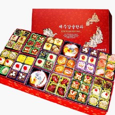 푸드제주 감귤 한과 고급2단 추석 명절 감귤 유과 한과 선물세트, 1세트, 1g