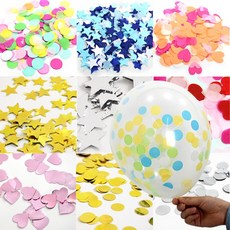 컨페티 은박 종이꽃가루 풍선장식, 추가구성(클리어풍선-12인치30cm), 10개