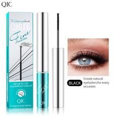 QIC 琦妮彩 小刷頭睫毛膏 纖細捲翹 自然拉長 不結塊 防水細刷, 1個, 銷售，購買等同默認公司免責申明）