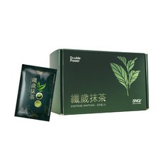 Double Power 纖歲抹茶 獨立包裝方便攜帶 富含膳食纖維促進腸道蠕動 無添加人工色素及香料 安心健康享受。, 3個, 纖歲抹茶 30入/盒, 10g, 30個裝