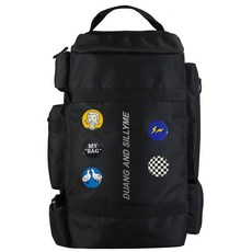 멀티백 가방 스키 스노우보드 등산 백팩 부츠 대용량, 블랙 [컬렉션 LH5 뱃지]