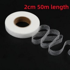 양면 인터라이닝 접착 패브릭 블랙 화이트 의류 다리미 테이프 재봉용 웹, 1개