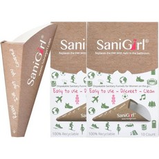 사니걸 여성용 배뇨기기 | 일회용 소변 깔때기 여행용 소변기 소녀들이 서서 보기 소변컵 20개 세트 여행 등산 축제 캠핑