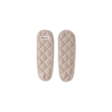 맘네스트 안마의자 벨벳 팔걸이 시트 발받침 시트, 벨벳 발받침 시트-베이지