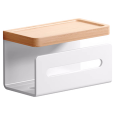 UFORE 台灣現貨 免打孔浴室衛生紙架 廁所置物架 衛生紙盒 壁掛多功能浴室收納架, 1個, 木色