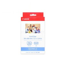 [캐논정품판매처] 캐논 KC-36IP 셀피 포토프린터 신용카드 사이즈 인화지 CP1500 CP1300 CP1200 / 새상품