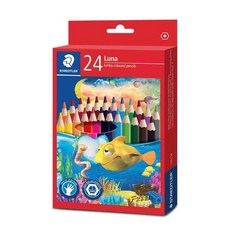 루나 점보색연필 24색 139C24 STAEDTLER ohh32496Ng