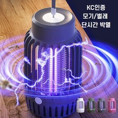 킬템 모기 해충 벌레 날파리 퇴치기 휴대용 가정용 USB 충전 무소음, 그린