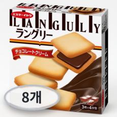 랑그리 초코 크림샌드, 8개, 132g