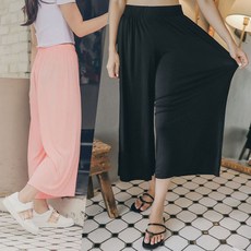 버블돌 하늘하늘 통바지 여름파자마 팬츠 7color