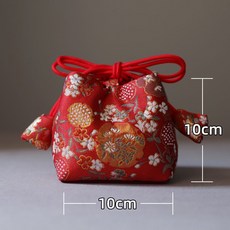 찻잔 다관 다도 싸개 자사호 파우치 휴대용, 1개