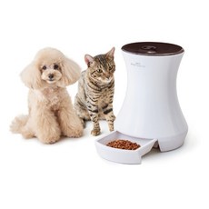 3貓2館 GEX 便宜行事飼服器 乾糧專用自動餵食器 定時定量 寵物餵食器, 1個