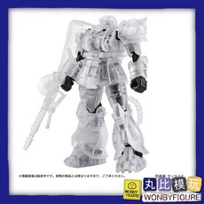 BANDAI 機動戰士鋼彈 CAPSULE ACTION 薩克II 原色透明模型，全新現貨，重現經典機動戰士，收藏價值極高, 1個, 透明色