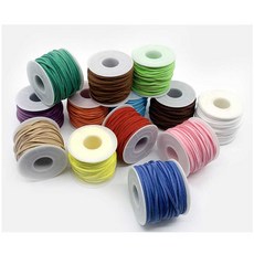 대원 가죽끈 롤타입 3mm x 20M, 갈색, 갈색, 1개