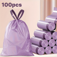 두꺼운 손잡이끈 다용도 쓰레기 봉투 100개입 세트, 1세트, 10L