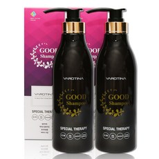 바로티나 굿샴푸 40대 이상 헤어팩 겸용 샴푸 자연유래성분 고영양 극손상 모발 유산균 두피 관리, 2개, 500ml