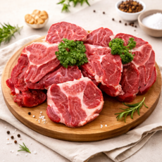 쇠고기집 호주산 청정우 부드러운 소고기 사태 국거리 찜 탕 수육용, 1개, 2kg