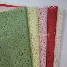 예한 파초지 응용 한지 무늬 공예 64 x 94cm, 연두색