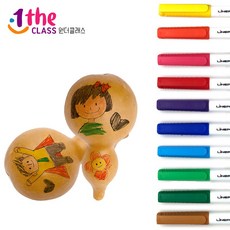 티처스 STEAM 아트 조롱박 꾸미기(조롱박+12색매직 세트), 단품, 1개