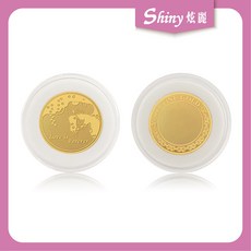 【炫麗】母親節感恩金幣2錢 (永恆的愛) 999純金