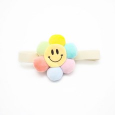 커튼 밴딩 캐릭터 커튼 버클 한 쌍 심플 모던 볼 액세서리 부자재 큐티 피규어 스트랩 스트랩, 3대 6개, 태양꽃