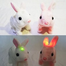 동물로봇 토끼인형 애완동물 어린이날선물 깡총깡총 l_ 20267643EA, 핑크