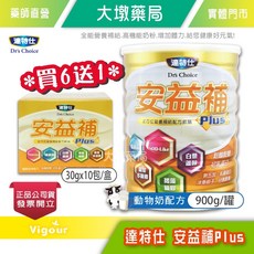 達特仕 安益補Plus 動物奶配方 900g/罐, 1個, 30gx10包(盒)