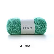 如意鳥 雲妝噴毛紗, 31海綠, 1個