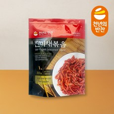 촉촉 진미채볶음 300g 가정용 소포장 밑반찬 [천년의 반찬], 1개