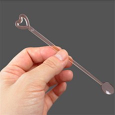 더가 음료머들러 20개입 투명 커피머들러