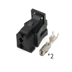 6098-2830은 자동차 시트 모터 플러그 배선 하네스 및 터미널 DJ7051-0.6/2.8-11에 적용됩니다., 02 Female