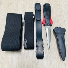 潛鯨 漁獵刀 魚獵刀 打魚 夜潛 按鈕刀 魚獵 漁獵 自由潛水 水肺潛水 潛水 刀, 漁獵刀+彈力魔鬼氈