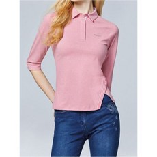 마코 (여성)블링 카라 티셔츠_MMW1TS03 3081069