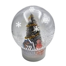 정전기실험 LED 눈꽃 트리 스노우볼/ 연계수업용 마찰전기 과학캠프 특별활동 에너지, 1개