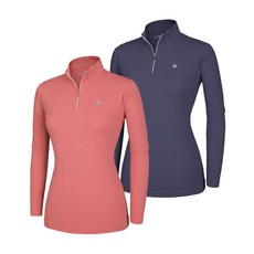 [이지바이] (1+1) 여성 긴팔 집업티셔츠_워너비 빅사이즈 쾌적한 소로나 원단 긴팔 등산 아웃도어 스포츠 웨어