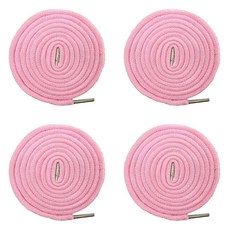 (4개세트) 140cm 원형 후드끈 바지끈 후드티 끈 츄리닝 허리끈 철팁 스트링 35색상, 분홍