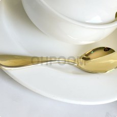 [오품] 요리스푼 서빙스푼 꿀스푼 귀여운스푼, 티타늄 양념스푼