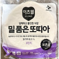 냉동간편조리식품 밀가루또띠아 6인치 12장팩 240g