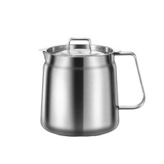 萬用不銹鋼過濾瀝油壺, 銀, 1套, 13.2cm