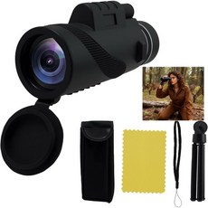 성인용 단안 망원경 고성능 10x42 스마트폰 홀더 및 삼각대 포함 HD BAK4 프리즘 FMC 렌즈 새 관찰 사냥 하이킹 콘서트용