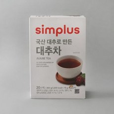 심플러스 대추차, 1개, 20개입, 15g