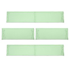 跨境新品嬰兒牀圍防碰撞牀護欄柔軟寶寶睡牀靠墊多款花色圖案, 1個, 綠色