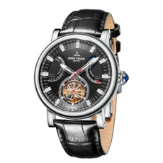 Reef Tiger 남성용 럭셔리 시계 자동 기계식 방수 사파이어 미러 스켈레톤 파워 리저브, 06 mens watches 4