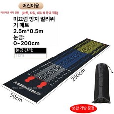 멀리뛰기 매트 제자리 측정 체력장 니스포 체력장, 어린이 훈련 250x50cm, 기본 모델명/품번