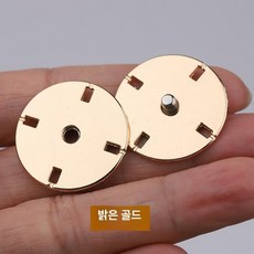 단추 똑딱이 코트용 리폼 옷수선 부자재 교체 부속 똑딱, 15mm, 1개, 브라이트골드