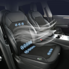 시온우주 16팬 저소음 지능형 자동 실행 차량용 통풍시트 모든 차종, 1개, 블랙24V(화물차)